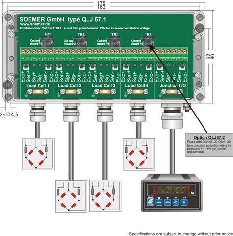 junction box load cell|load cell junction box schematic.